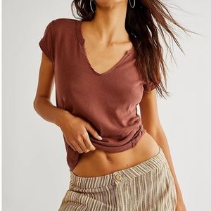 New Free People Always Yours Tee XS